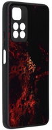 Techsuit Cover Glaze Xiaomi Redmi Note 11 Pro+ 5G solid Red Nebula 76356 - Phone Cover