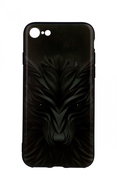 TopQ Cover iPhone SE 2022 silicone Black wolf 74674 - Phone Cover