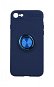 TopQ Kryt iPhone SE 2022 modrý s modrým prsteňom 74636 - Kryt na mobil