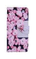 TopQ Case Xiaomi Redmi Note 9 bookish Pink flowers 60092 - Phone Case