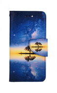 TopQ iPhone SE 2022 book case Night sky 74989 - Phone Case
