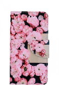 TopQ Case iPhone SE 2022 bookish Pink flowers 74964 - Phone Case
