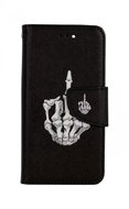 TopQ iPhone SE 2022 book case Kostlivec 74946 - Phone Case