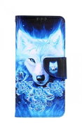 TopQ Case Vivo Y01 Book Turquoise Wolf 74739 - Phone Case