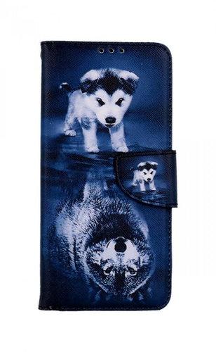 TopQ Case Vivo Y01 book Wolf reflection 74757 - Phone Case - Main image