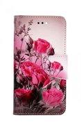 TopQ Case iPhone SE 2022 bookcase Romantic Rose 74778 - Phone Case