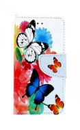 TopQ Case iPhone SE 2022 bookcase Colorful with bow ties 74694 - Phone Case