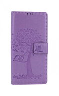 TopQ Cover Xiaomi Redmi Note 9 Pro Book Light Purple Owl Tree 50741 - Phone Cover