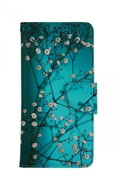 TopQ Case Realme C35 book Blue with flowers 74887 - Phone Case