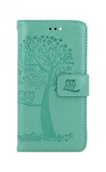 TopQ Case iPhone SE 2022 bookish Green owl tree 75004 - Phone Case