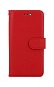 TopQ Case iPhone SE 2022 book red with buckle 74993 - Phone Case