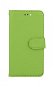 TopQ Puzdro iPhone SE 2022 knižkové zelené s prackou 74992 - Puzdro na mobil