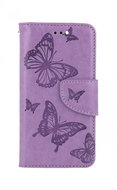 TopQ Case iPhone SE 2022 bookish Butterfly purple 75013 - Phone Case