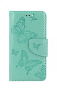 TopQ Case iPhone SE 2022 book Butterfly green 75012 - Phone Case