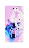 TopQ iPhone SE 2022 book case Polar wolf 74777 - Phone Case