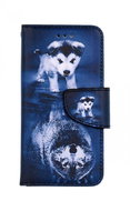 TopQ Case iPhone SE 2022 Book Wolf Reflection 74776 - Phone Case