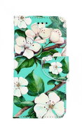 TopQ iPhone SE 2022 book case Painted flowers 74760 - Phone Case