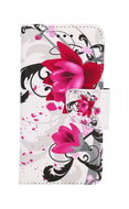 TopQ Case iPhone SE 2022 bookcase Flower drawing 74727 - Phone Case