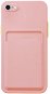 TopQ Cover iPhone SE 2022 with pocket pink 75410 - Phone Cover