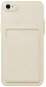 TopQ Cover iPhone SE 2022 with pocket beige 75402 - Phone Cover