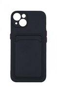 TopQ iPhone 13 cover with pocket black 75417 - Phone Cover