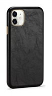 TopQ Cover Soft Leather iPhone 11 black 75376 - Phone Cover