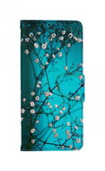 TopQ Case Xiaomi Redmi 10C book Blue with flowers 75283 - Phone Case