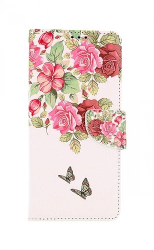 TopQ Case Xiaomi Redmi 10C bookcase Delicate flowers 75394 - Phone Case - Main image