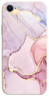TopQ Cover iPhone SE 2022 Marble pink 75387 - Phone Cover