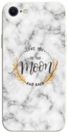 TopQ Cover iPhone SE 2022 Marble Moon 75381 - Phone Cover
