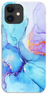TopQ Cover iPhone 11 Marble blue-purple 75315 - Phone Cover