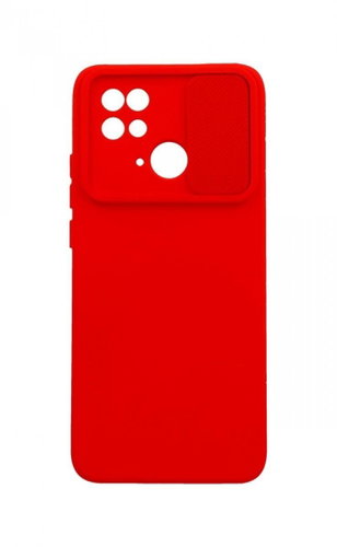 TopQ Cover Camshield Soft Xiaomi Redmi 10C red 75555 - Phone Cover - Main image