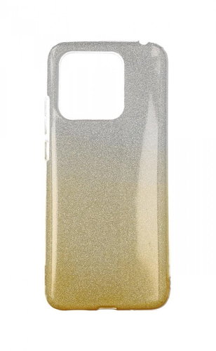 TopQ Cover Xiaomi Redmi 10C glitter silver-orange 75927 - Phone Cover - Main image