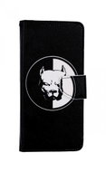 TopQ Case Xiaomi Redmi Note 9 book Black and white pitbull 60022 - Phone Case