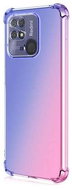 TopQ Cover Xiaomi Redmi 10C Shock rainbow blue-pink 75096 - Phone Cover