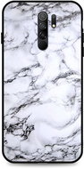TopQ Cover LUXURY Xiaomi Redmi 9 solid Marble White 51007 - Phone Cover