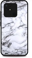 TopQ Cover LUXURY Xiaomi Redmi 10C solid Marble White 75132 - Phone Cover