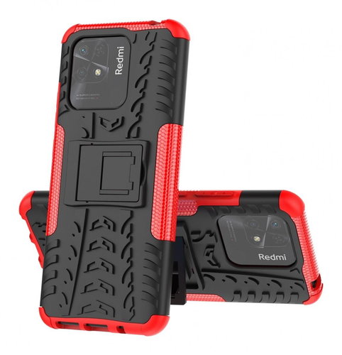 TopQ Cover Xiaomi Redmi 10C ultra durable red 76202 - Phone Cover - Main image