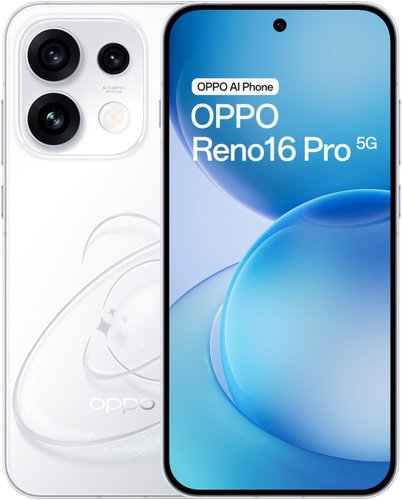 OPPO Reno16 Pro 5G 12GB/512GB Pop White - Mobile Phone - Main image