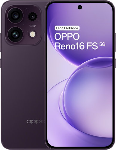 OPPO Reno16 FS 5G 8GB/512GB Purple Black - Mobile Phone - Main image