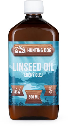 Hunting Dog - Linseed oil 500 ml - Oil for Dogs - Main image