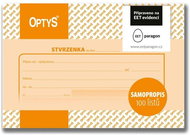 OPTYS 1080 Receipt - Form
