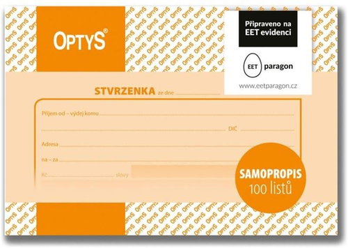 OPTYS 1080 Receipt - Form - Main image