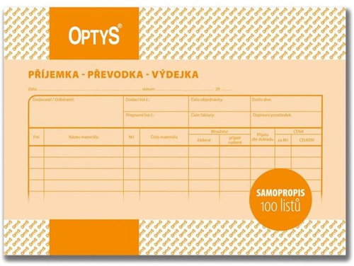 OPTYS 1087 Receiver, Transmission, Dispensing - Form - Main image