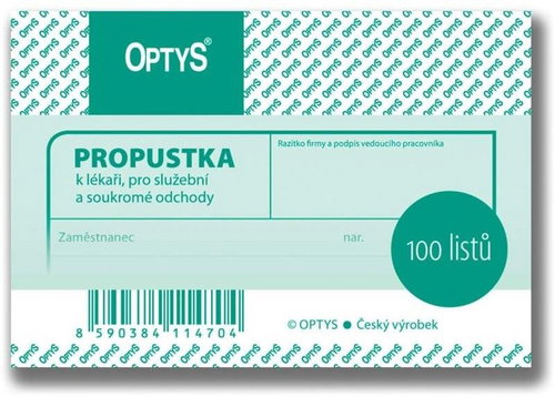 OPTYS 1147 Pass - Form - Main image