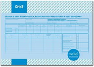OPTYS 1166 Freight Vehicle Operation Record - Form