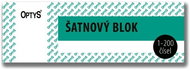 OPTYS 1280 Šatnový blok zelený - Tiskopis