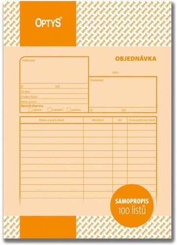 OPTYS 1282 Order - Form - Main image