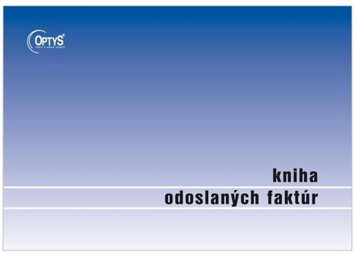OPTYS 8710 Book of Sent Invoices - Form - Main image