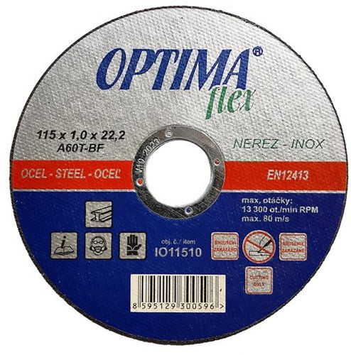 OPTIMA 115x1x22 Stainless-Steel Optimaflex - Cutting Disc - Main image